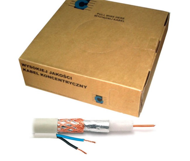 Cablu coaxial RG59 si 2x0.35mm Cabletech