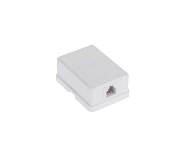 Priza telefon 6P4C RJ11 simpla Priza telefon 6P4C RJ11 simpla