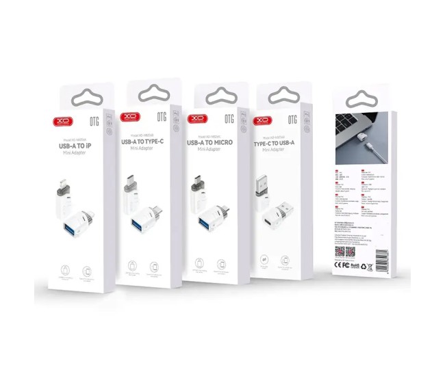 Adaptor OTG Lightning tata la USB A mama alb XO-NB256A Adaptor OTG Lightning tata la USB A mama alb XO-NB256A