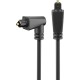Cablu Toslink - Toslink mufa la 90 grade 2m ext 4mm Goobay Cablu Toslink - Toslink mufa la 90 grade 2m ext 4mm Goobay