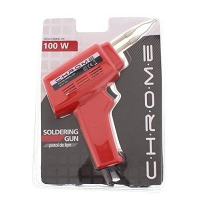 Pistol de lipit 100W in blister CHROME