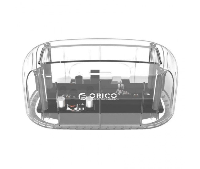 Rack HDD 2.5 3.5 inch USB 3.0 transparent cu docking station Orico Rack HDD 2.5 3.5 inch USB 3.0 transparent cu docking station Orico