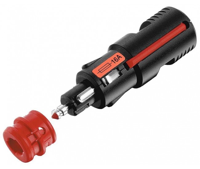 Mufa bricheta auto 16A 12V/24V terminale cu surub si cu siguranta Pro Car 67722010 Mufa bricheta auto 16A 12V/24V terminale cu surub si cu siguranta Pro Car 67722010