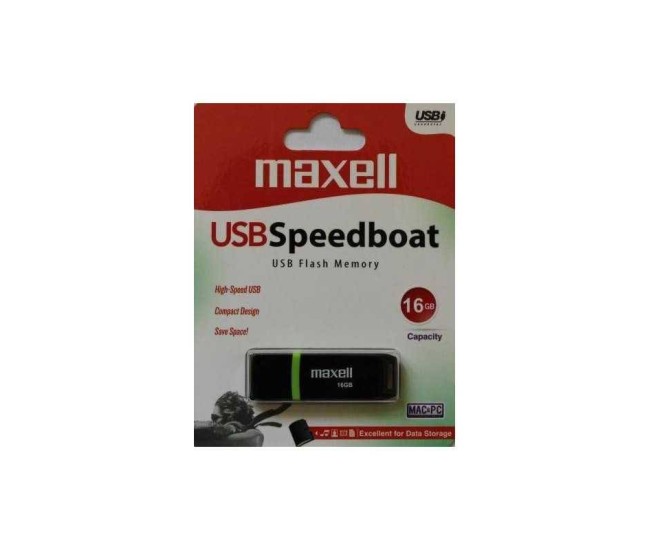 Memorie flash USB Speedboat 16GB Maxell USB2.0 Memorie flash USB Speedboat 16GB Maxell USB2.0