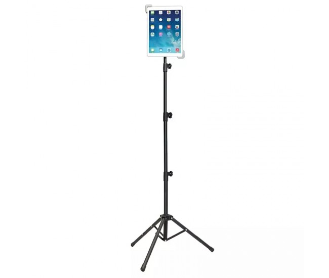 Suport SMM10 cu trepied  0.55-1.45m pentru tableta /smartphone 9.5-14.5 inch + husa transport Suport SMM10 cu trepied  0.55-1.45m pentru tableta /smartphone 9.5-14.5 inch + husa transport