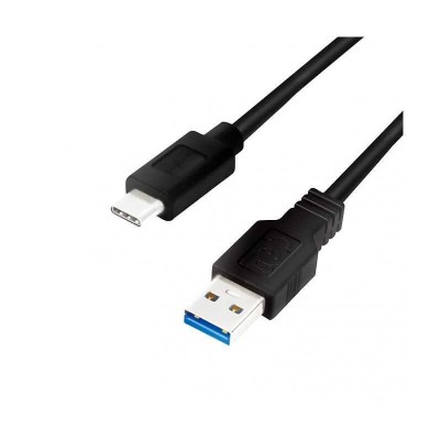Cablu USB 3.0 A - USB type C 0.5m negru LOGILINK CU0167