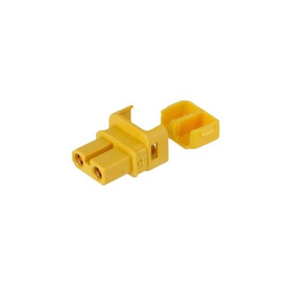 Mufa alimentare DC XT30 mama 2 pini pe cablu cu lipire 15A 500V AMASS XT30ULW-F
