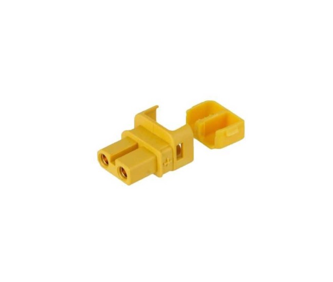 Mufa alimentare DC XT30 mama 2 pini pe cablu cu lipire 15A 500V AMASS XT30ULW-F