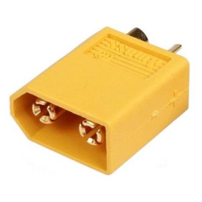 Mufa alimentare DC XT60 tata pin 2 pe cablu cu lipire 30A 500V AMASS XT60-M Mufa alimentare DC XT60 tata pin 2 pe cablu cu lipire 30A 500V AMASS XT60-M