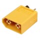 Mufa alimentare DC XT60 tata pin 2 pe cablu cu lipire 30A 500V AMASS XT60-M Mufa alimentare DC XT60 tata pin 2 pe cablu cu lipire 30A 500V AMASS XT60-M