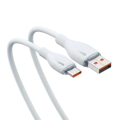 Cablu alimentare si date Baseus Pudding Fast Charging USB - USB Type-C 3.2 gen 1 100W 1.2m alb P10355703221-00 Cablu alimentare si date Baseus Pudding Fast Charging USB - USB Type-C 3.2 gen 1 100W 1.2m alb P10355703221-00