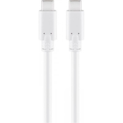 Cablu USB Type C Generatia 1 tata-tata 1m alb GOOBAY