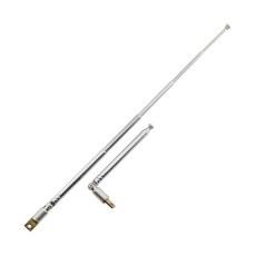Antena telescopica 4 segmente + balama 90 grade 21cm/63cm