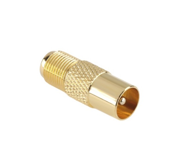 Adaptor F mama la tv tata aurit Cabletech Adaptor F mama la tv tata aurit Cabletech