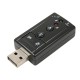 Placa de sunet USB 2.0 A la 2x 3.5 mm stereo Jack casti + microfon plug&play Sistem 7.1 virtual volume control + mute