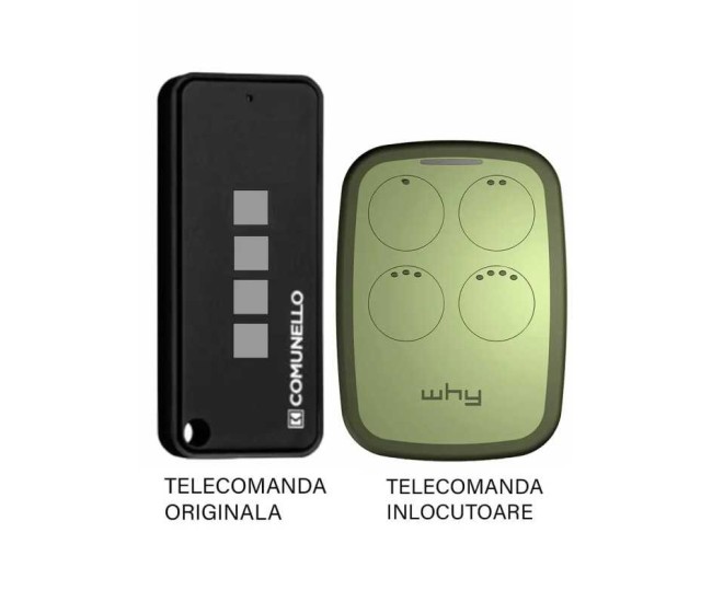 Telecomanda poarta garaj cu 4 butoane rolling cod frecventa 433.92MHz Comunnelo Keep Black compatibila cu originalul (590) Telecomanda poarta garaj cu 4 butoane rolling cod frecventa 433.92MHz Comunnelo Keep Black compatibila cu originalul (590)