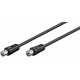 Cablu COAXIAL TV antena 70DB Dublu ecranat mama-tata 1.5m negru 11720 Goobay Cablu COAXIAL TV antena 70DB Dublu ecranat mama-tata 1.5m negru 11720 Goobay