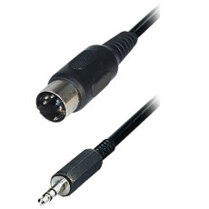 Cablu audio stereo 1.5m 3.5 mm JACK tata - 5PIN DIN tata