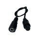Mufa adaptoare trotineta 2.5/5.5mm mama la 3 gauri mici de 8mm tata (539) Mufa adaptoare trotineta 2.5/5.5mm mama la 3 gauri mici de 8mm tata (539)