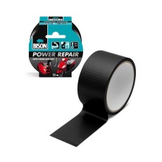 Banda adeziva intarita cu material BISON Power Repair neagra 10m