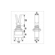 Comutator cu brat 1 circuit 3A 250V ON-ON cu retinere Comutator cu brat 1 circuit 3A 250V ON-ON cu retinere