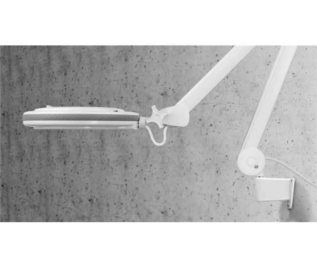 Suport de perete pentru lampa cu lupa 60360 60361 60362 60364 alb Goobay 55771 Suport de perete pentru lampa cu lupa 60360 60361 60362 60364 alb Goobay 55771