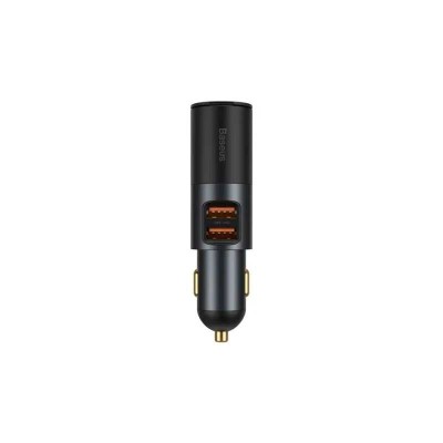 Incarcator bricheta auto Baseus CCBT-D0G Share Together 2x USB Output 5V /3A 1x bricheta auto total output 120W gri