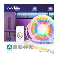 Banda LED Smart Wi-Fi RGB 700lm IP65 5m Nedis Banda LED Smart Wi-Fi RGB 700lm IP65 5m Nedis