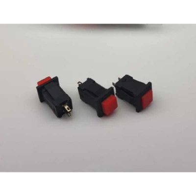 Push Buton cu retinere NO plastic 14x14x20mm 1A/250V