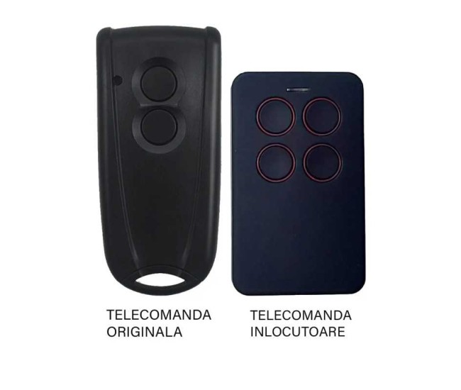 Telecomanda poarta garaj 2 butoane cod saritor frecventa 433.92MHz EcoStar Rsc2 compatibila cu originalul (812) Telecomanda poarta garaj 2 butoane cod saritor frecventa 433.92MHz EcoStar Rsc2 compatibila cu originalul (812)