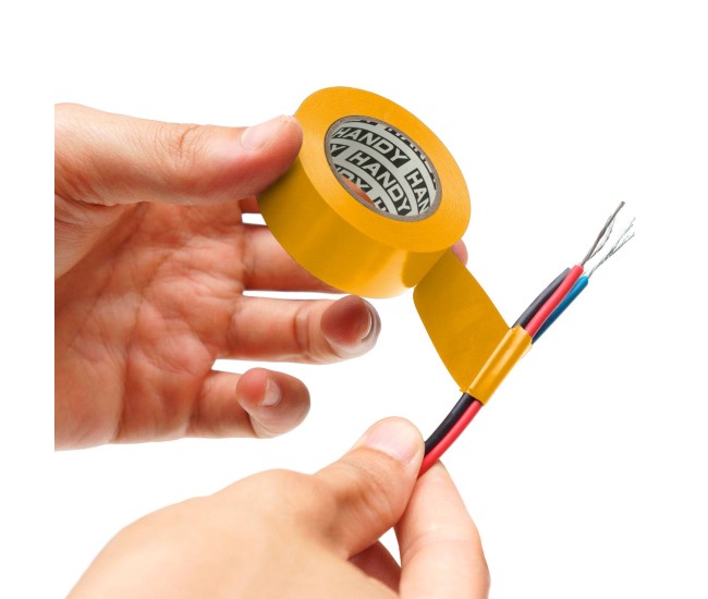 Banda izolatoare 19mm x 10m Galben Handy Banda izolatoare 19mm x 10m Galben Handy