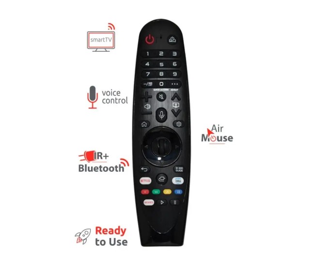 Telecomanda compatibila TV LG IR + BT cu aspect original Jolly 1502HPJL20250304