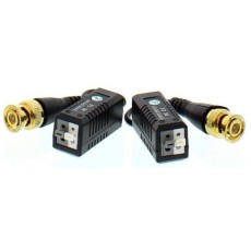 Video balun HD cu clip pentru cablu UTP/FTP Well Video balun HD cu clip pentru cablu UTP/FTP Well