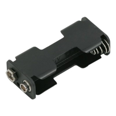 Suport 2x AA baterie cu mufa baterie de 9V Suport 2x AA baterie cu mufa baterie de 9V