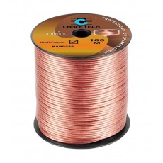 Cablu difuzor 2x2mm cupru transparent 1m la rola Cabletech KAB0322