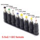 Mufa adaptoare alimentare DC 2.1x5.5 mm mama la 5.5x2.1 mm tata Mufa adaptoare alimentare DC 2.1x5.5 mm mama la 5.5x2.1 mm tata