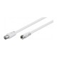 Cablu conexiune antena /SAT 5m F tata - Coaxial tata alb Goobay Cablu conexiune antena /SAT 5m F tata - Coaxial tata alb Goobay