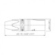 Conector XLR 3 pini mama Neutrik Conector XLR 3 pini mama Neutrik