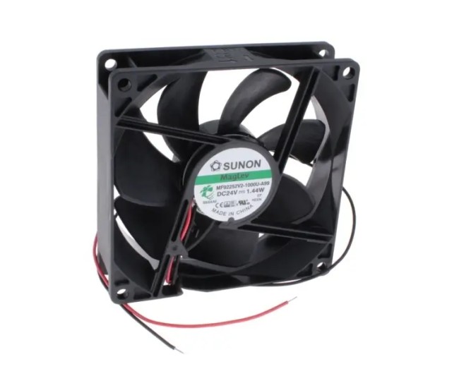 Ventilator DC axial Sunon 24VDC (8...27.6VDC) 92x92x25mm 87.5m3/h 34dBA 2 fire EF92252S1-1000U-A99