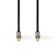 Cablu Audio Stereo Nedis Jack 3.5 mm - 3.5 mm 1m negru Cablu Audio Stereo Nedis Jack 3.5 mm - 3.5 mm 1m negru