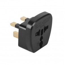 Adaptor tensiune priza UK - UNIVERSAL negru