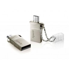 Memorie flash OTG/ USB 2.0 8GB Apacer argintiu Memorie flash OTG/ USB 2.0 8GB Apacer argintiu