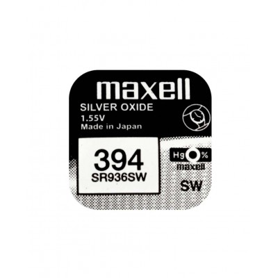Baterie ceas Maxell SR936SW V394 AG9 1.55V oxid de argint 1buc Baterie ceas Maxell SR936SW V394 AG9 1.55V oxid de argint 1buc