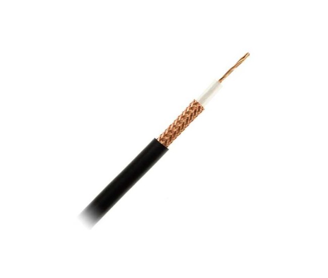 Cablu coaxial H155 WLAN cupru 5.4mm PVC negru Cabletech Cablu coaxial H155 WLAN cupru 5.4mm PVC negru Cabletech