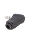 Mufa Jack 3.5 mm tata stereo la 90 grade pe cablu JC-023