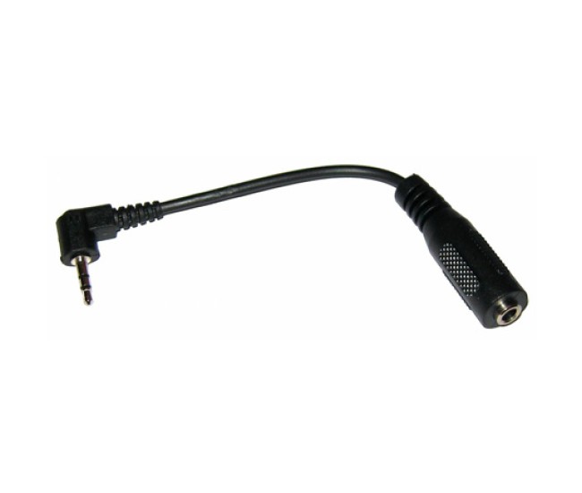 Cablu adaptor Jack 2.5 mm 90 grade la 3.5 mm mama pe fir 5cm negru ZLA0580 Cablu adaptor Jack 2.5 mm 90 grade la 3.5 mm mama pe fir 5cm negru ZLA0580