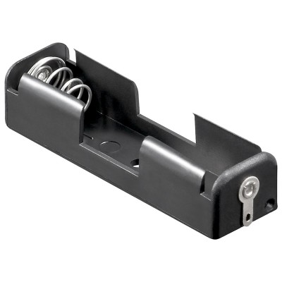 Suport baterie 1x AA R6 cu lamela pentru lipire negru 11489 Goobay