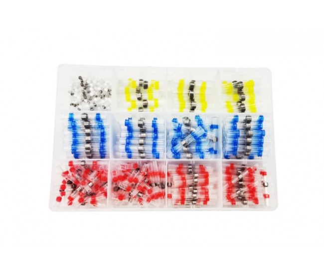 Kit inele de lipit impermeabile termocontractabile 250buc Kit inele de lipit impermeabile termocontractabile 250buc