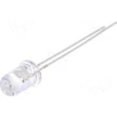 LED 5mm alb rece 3000-4200mcd 30 grade 10-15mA 12V 8500-18000K OPTOSUPPLY OSW5DK5A31A-12V