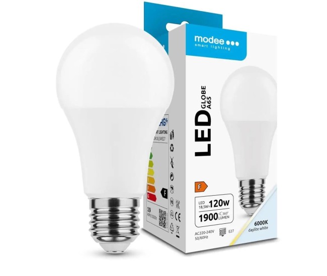 Bec LED Modee A65 E27 18.5W 230V 1900lm 6000K lumina alb rece ML-G6000K18,5WE27 Bec LED Modee A65 E27 18.5W 230V 1900lm 6000K lumina alb rece ML-G6000K18,5WE27